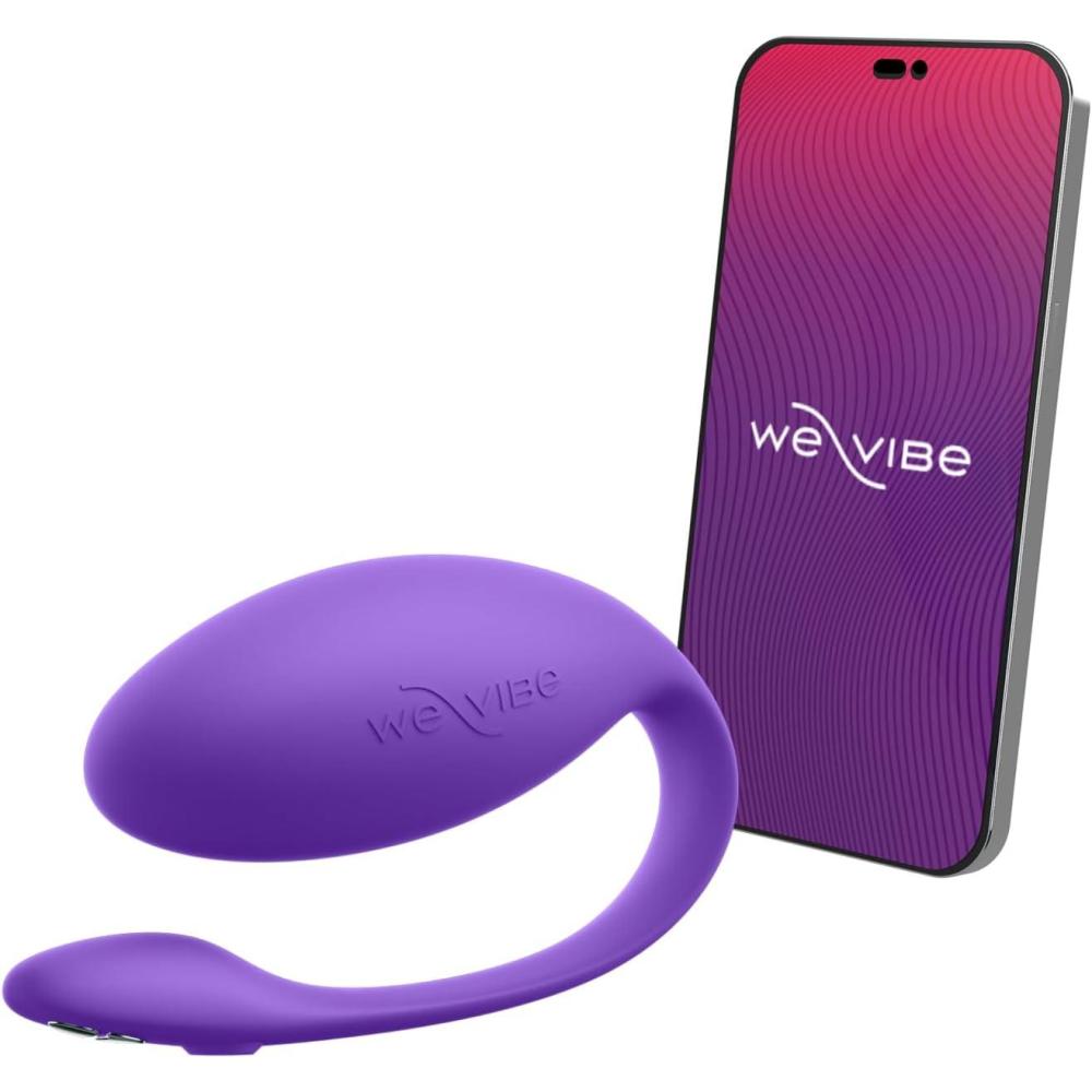 imageWeVibe Jive Lite Wearable Panty Vibrator for Women Discreet App Control G Spot Massager Adult Sex Toys with 10 Intensity Levels Egg Vibrators Gifts for Female Couples BlackPurple