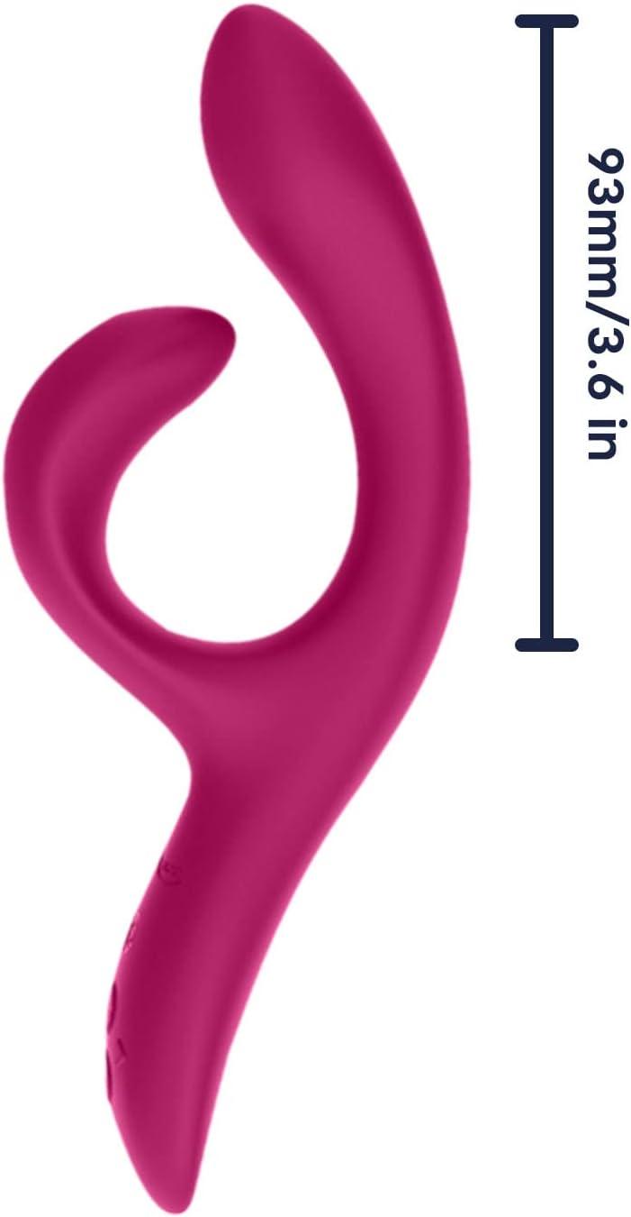 imageWeVibe Nova 2 Dual Rabbit Vibrator for Women Dildo Vibrator Adult Sex Toy Female Clitoral Stimulator G Spot Massager with 10 Vibration Modes Remote App Control Sex Toy for Couples BlueFuchsia
