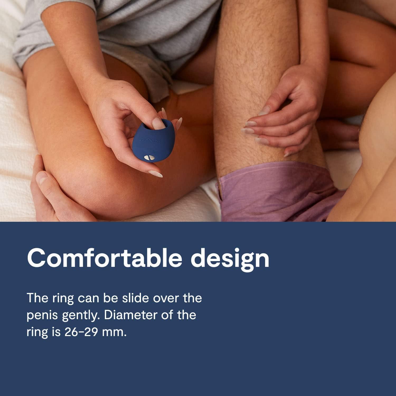 imageWeVibe Pivot Vibrating Cock Ring for Men Pleasure Penis Ring for Enhancing Stronger Erections Male Sex Toys Long Distance App Control Vibrating Stimulation Device for Couples 10 Vibration Modes