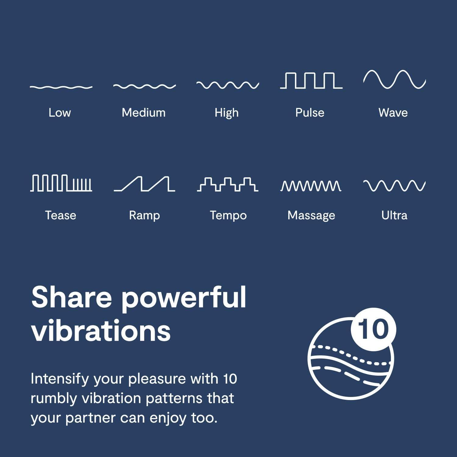 imageWeVibe Pivot Vibrating Cock Ring for Men Pleasure Penis Ring for Enhancing Stronger Erections Male Sex Toys Long Distance App Control Vibrating Stimulation Device for Couples 10 Vibration Modes
