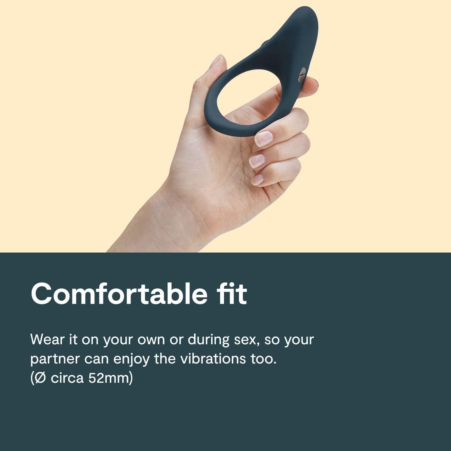 imageWeVibe Verge Vibrating Cock Ring Adult Toy Mens Perineum Vibrators App Control Penis Ring with 10 Vibrations Male Vibrator Silicone Games amp Gifts Wearable Adult Sex Toys for Men amp Couples