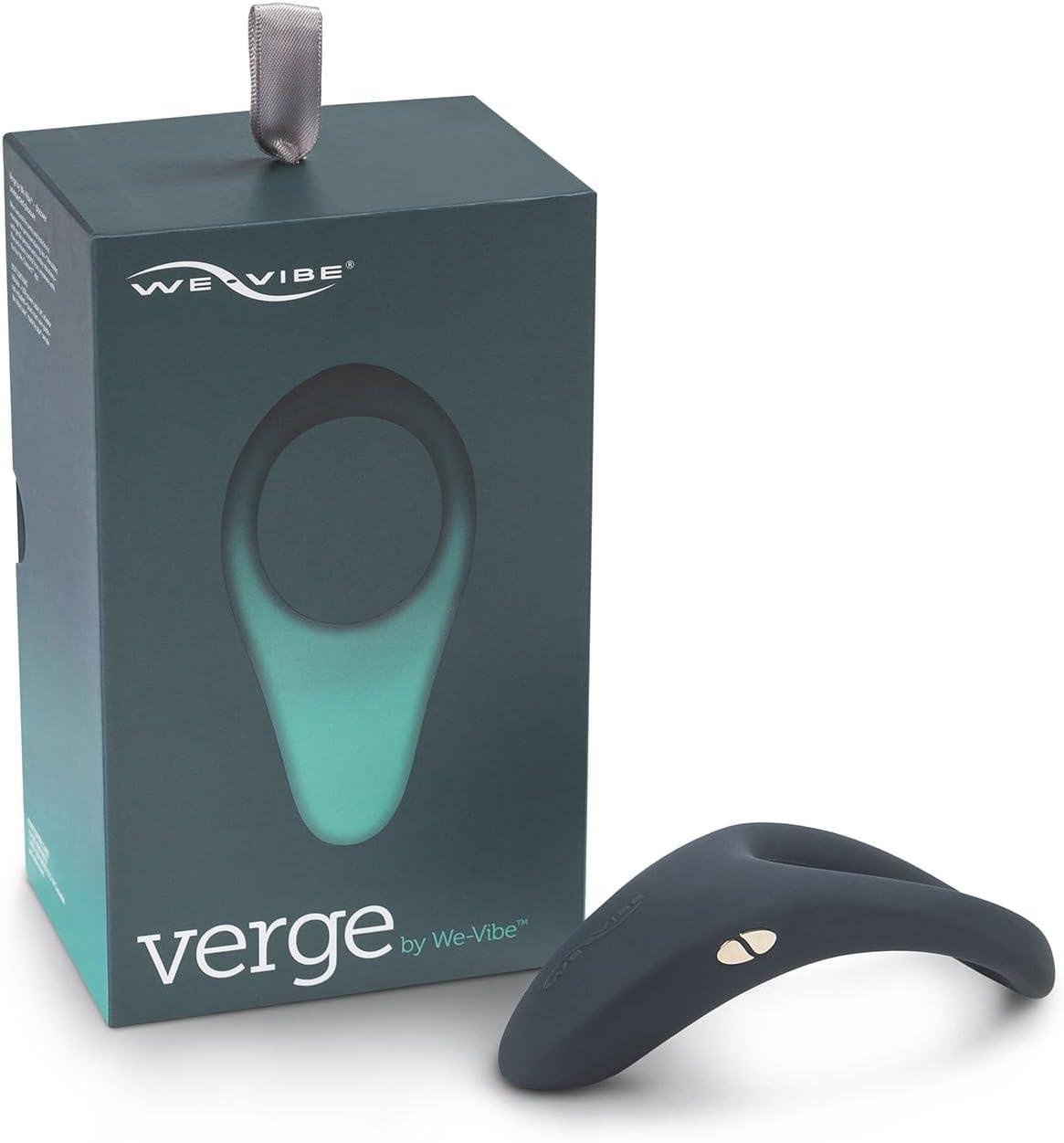 imageWeVibe Verge Vibrating Cock Ring Adult Toy Mens Perineum Vibrators App Control Penis Ring with 10 Vibrations Male Vibrator Silicone Games amp Gifts Wearable Adult Sex Toys for Men amp Couples