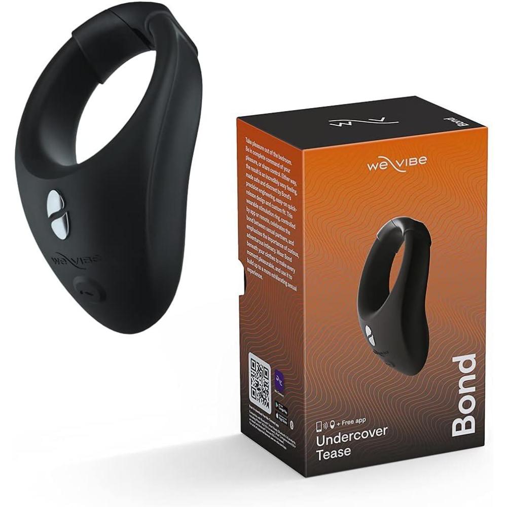 imageWeVibe Bond Wearable Cock Ring Vibrator Sex Toy Vibrating Penis Ring App amp Remote Controlled Powerful Male Vibrator with 2 Sizes amp Custom Fit Adult Sex Toys Gifts for Men and Couples