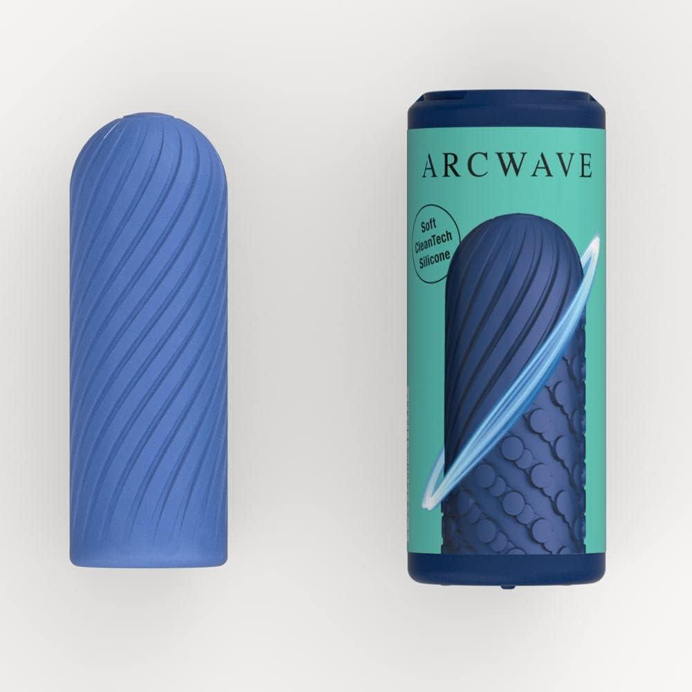 imageArcwave Ghost Male Masturbator Adult Toys for Him Resuable Textured Mens Stroker Silicone Penis Sleeve for Men Adult Male Sex Toys for Couples Penis Cup for Sex Doll Oral Stimulation BlueBlue