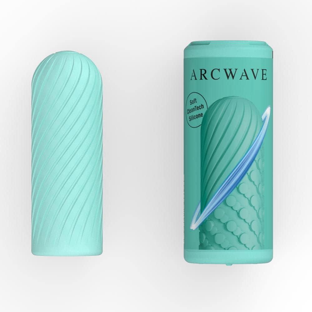 imageArcwave Ghost Male Masturbator Adult Toys for Him Resuable Textured Mens Stroker Silicone Penis Sleeve for Men Adult Male Sex Toys for Couples Penis Cup for Sex Doll Oral Stimulation BlueMint