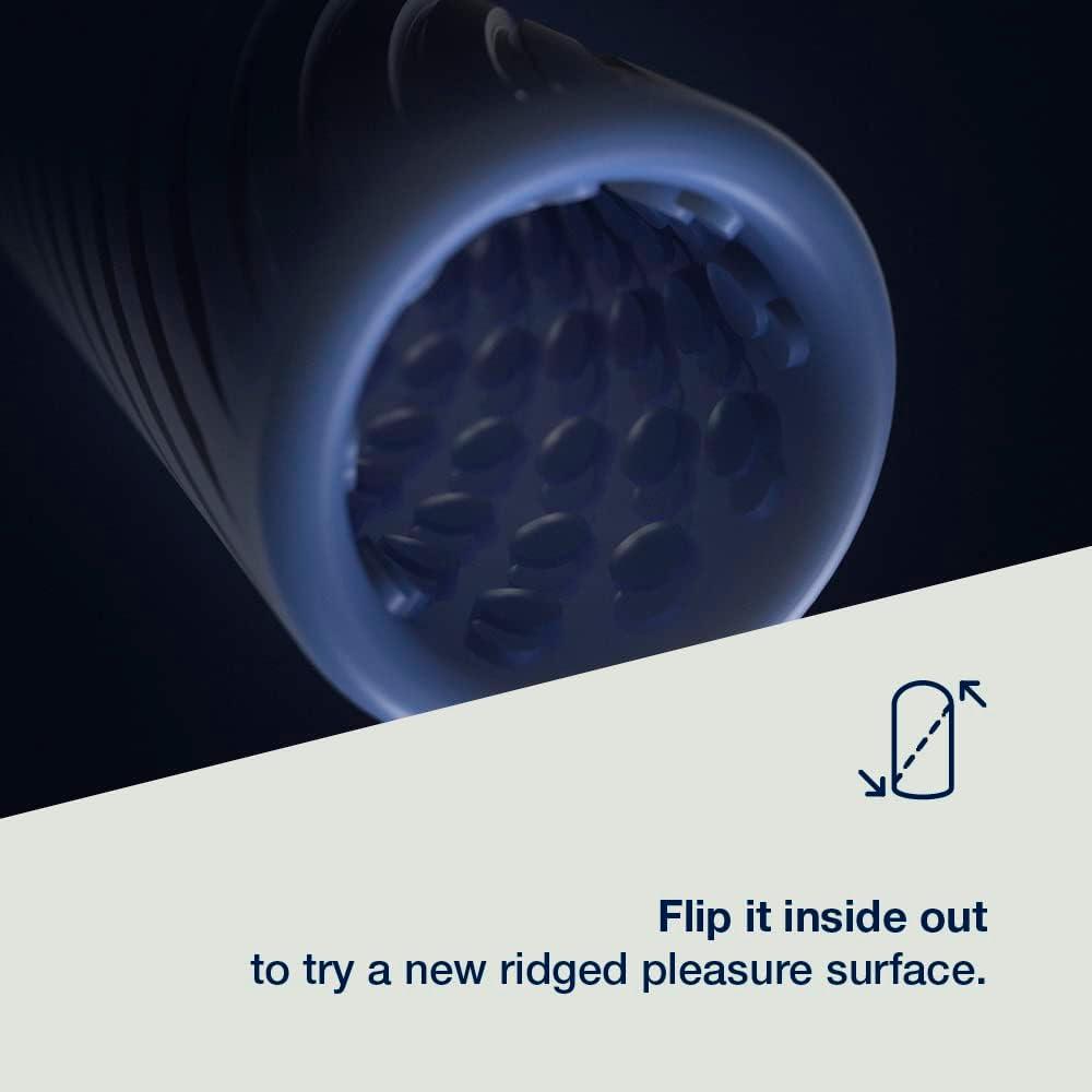 imageArcwave Ghost Male Masturbator Adult Toys for Him Resuable Textured Mens Stroker Silicone Penis Sleeve for Men Adult Male Sex Toys for Couples Penis Cup for Sex Doll Oral Stimulation BlueBlue
