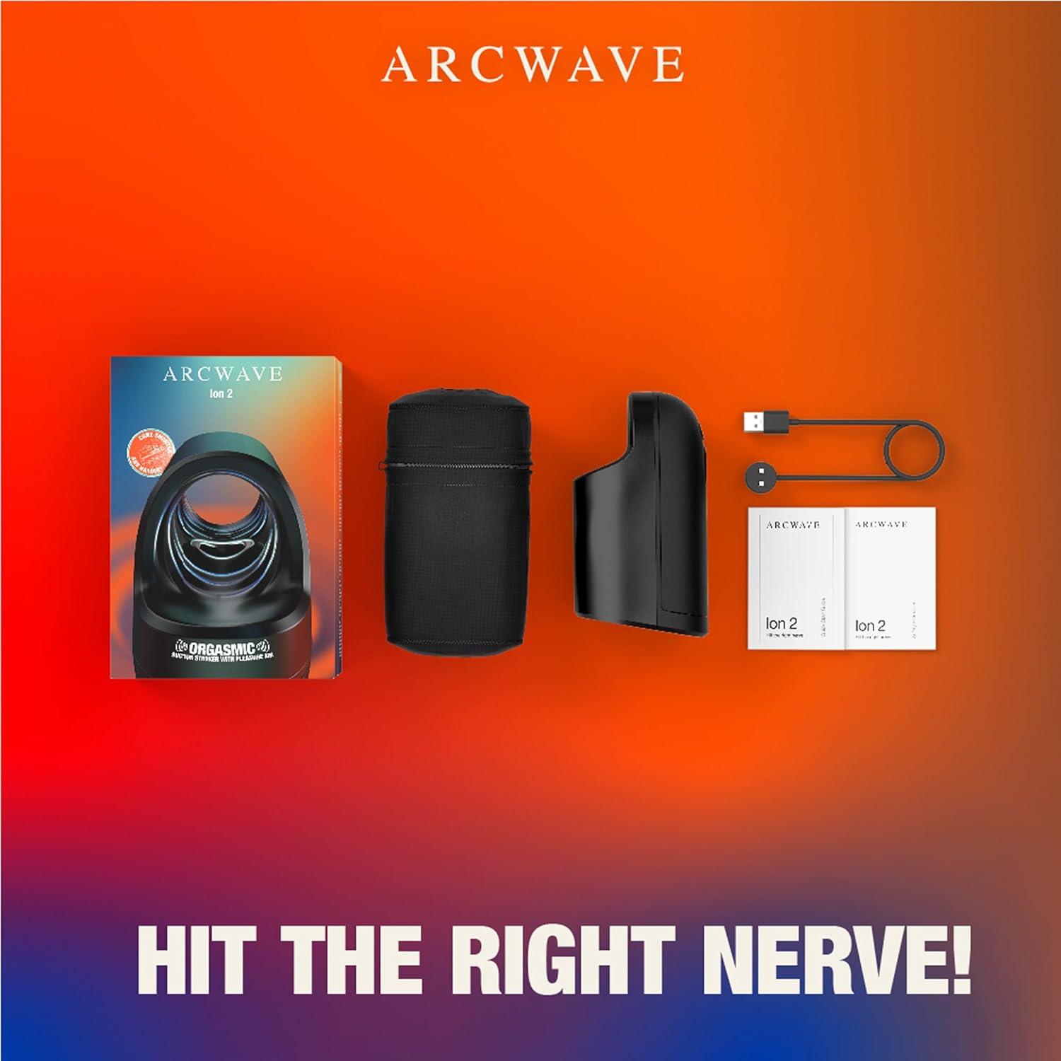 imageArcwave Ion 2 Male Masturbator Pleasure Air Penis Stimulator Smart Silence Penis Stroker Silicone Sex Toy for Men HandsFree Auto Pilot Modes Waterproof amp Easy Clean Compact Adult Toy for Him