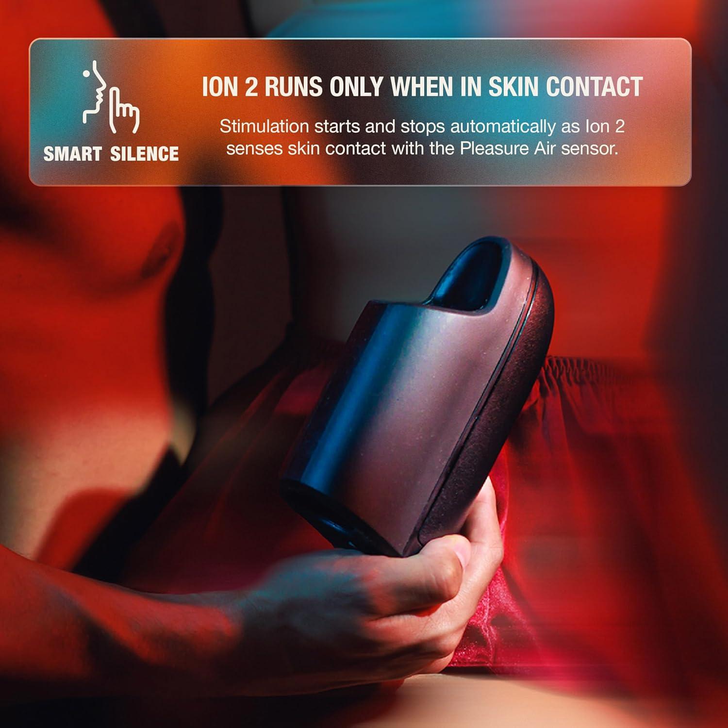 imageArcwave Ion 2 Male Masturbator Pleasure Air Penis Stimulator Smart Silence Penis Stroker Silicone Sex Toy for Men HandsFree Auto Pilot Modes Waterproof amp Easy Clean Compact Adult Toy for Him