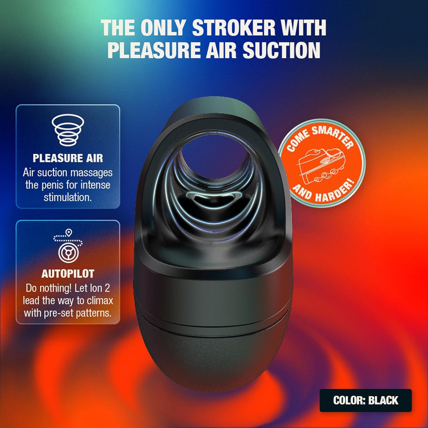 imageArcwave Ion 2 Male Masturbator Pleasure Air Penis Stimulator Smart Silence Penis Stroker Silicone Sex Toy for Men HandsFree Auto Pilot Modes Waterproof amp Easy Clean Compact Adult Toy for Him