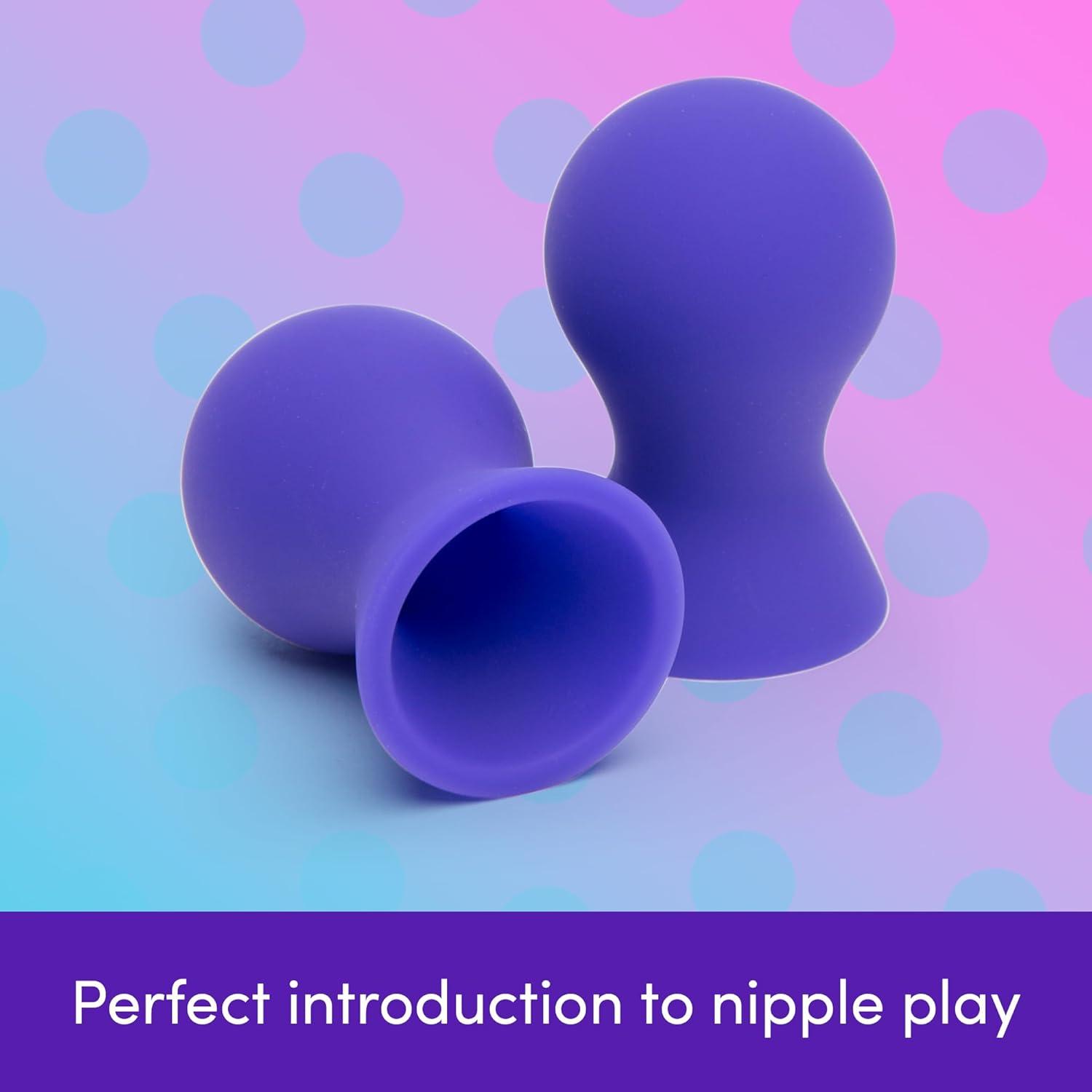 imageLovehoney Color Changing Nipple Suckers Silicone Nipple Sucking Toys BDSM Beginner Sex Toy Gifts for Women Vacuum Cupping Breast Stimulation Suction Cups Couples Adult Sex GamesPurple