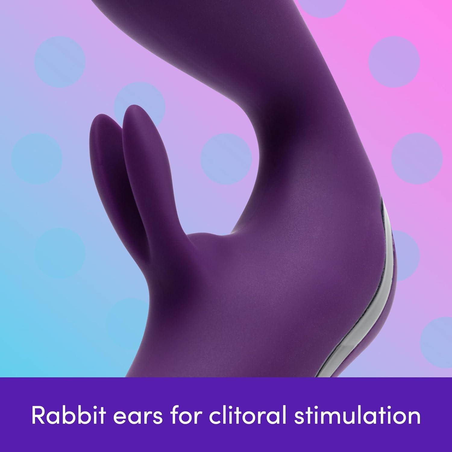 imageLovehoney Desire Luxury Vibrating Strapless Strap On Dildo 8 Inch Silicone Double Ended Dildo for Women Rabbit Vibrator for Clit Stimulation Adult Sex Toy Waterproof amp Rechargeable Purple