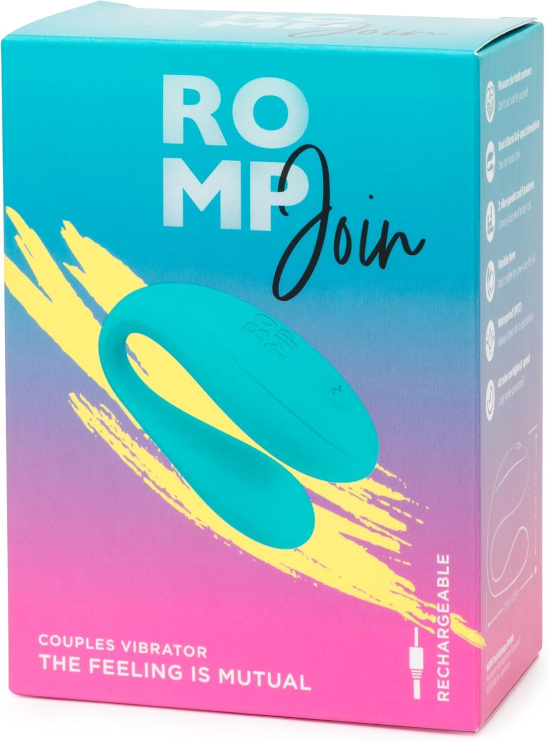imageROMP Cello Vibrating Egg Vibrator Sex Toys G Spot Vibrator for Women with Remote Control 6 Intensity Levels amp 4 Patterns Waterproof Stimulator Rechargeable Couples Gift Adult Sex ToyJoin