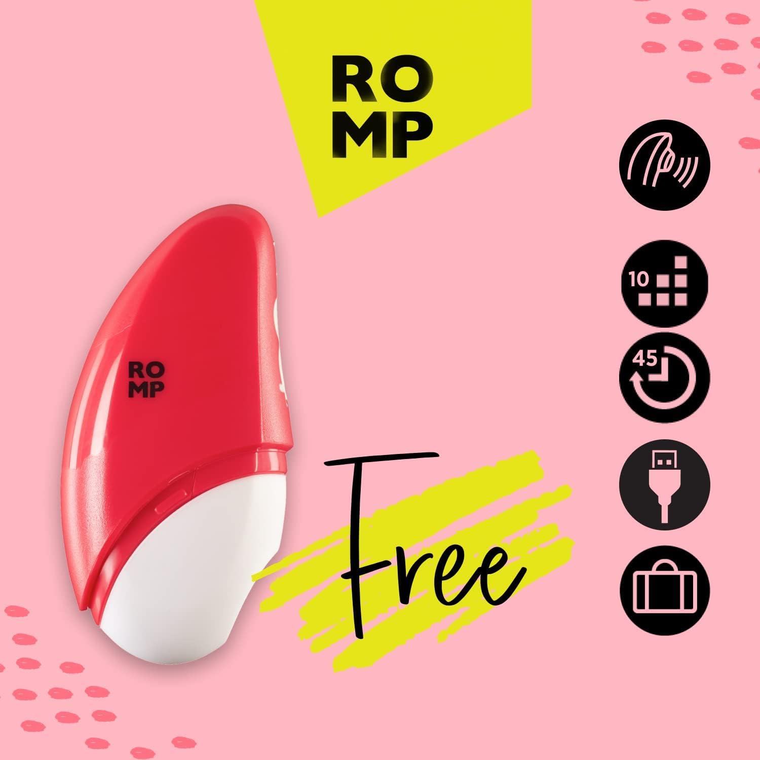 imageROMP Flip Wand Vibrator Adult Sex Toys for Women Sex Toy for Clitoral Stimulation Personal Massagers Woman amp Couples 6 Vibrating Modes Quiet amp Waterproof Gifts for Women and Men BluePleasure Kit