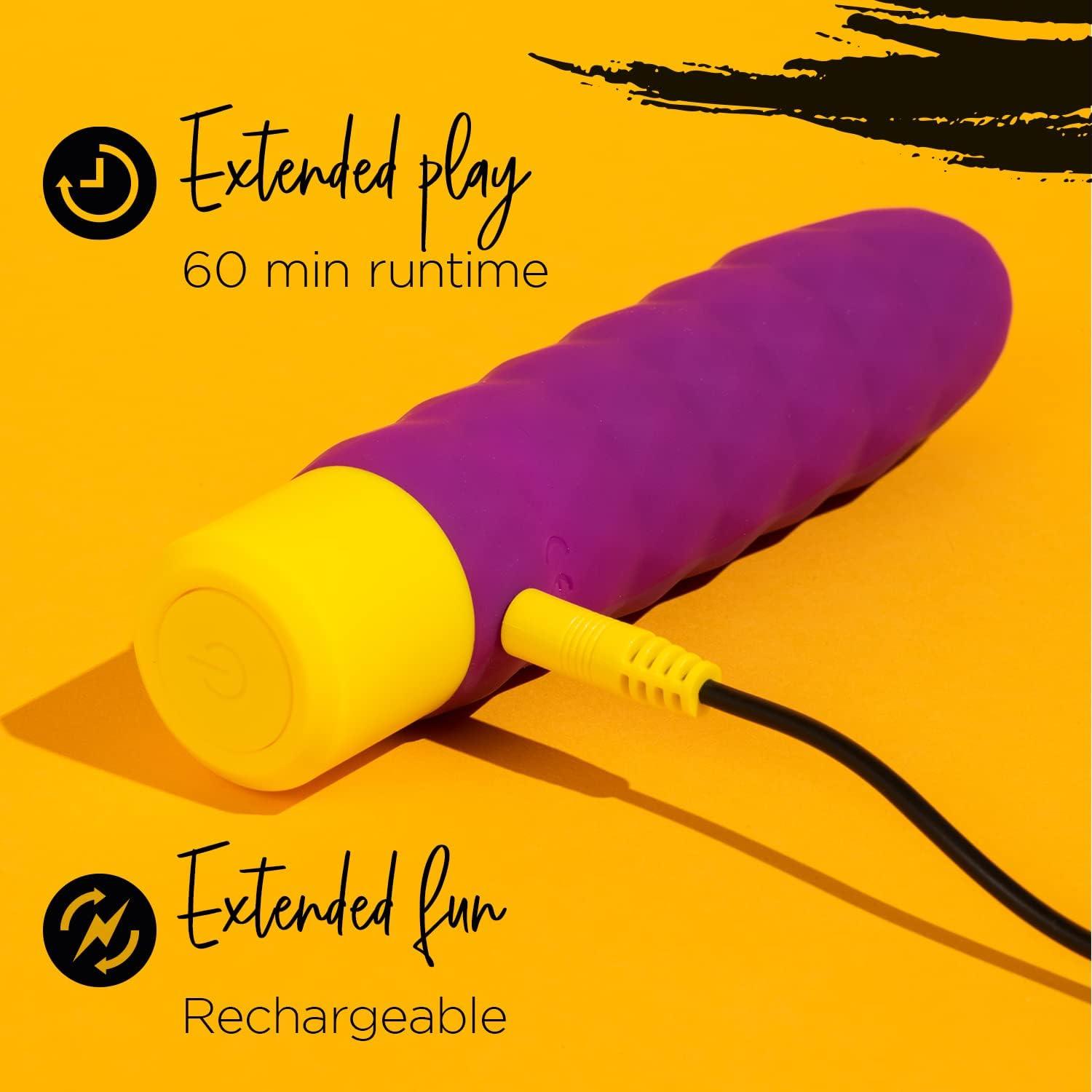 imageROMP Flip Wand Vibrator Adult Sex Toys for Women Sex Toy for Clitoral Stimulation Personal Massagers Woman amp Couples 6 Vibrating Modes Quiet amp Waterproof Gifts for Women and Men BlueBeat