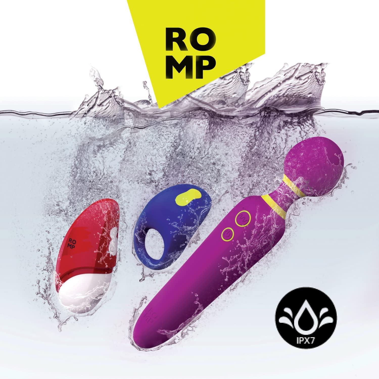 imageROMP Flip Wand Vibrator Adult Sex Toys for Women Sex Toy for Clitoral Stimulation Personal Massagers Woman amp Couples 6 Vibrating Modes Quiet amp Waterproof Gifts for Women and Men BluePleasure Kit