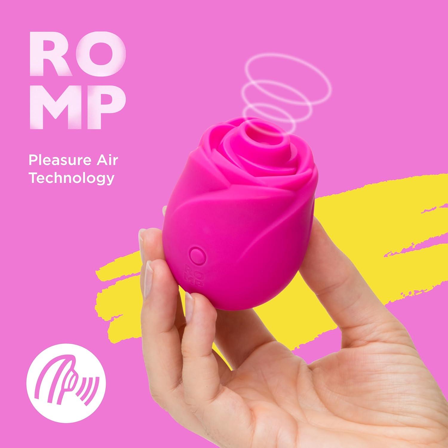imageROMP Rose Clitoral Sucking Vibrator for Women Rose Toy Clit Stimulator with 6 Vibration Modes Suction Adult Toy Waterproof Rechargeable Sex Toy for Female Stimulation amp Pleasure