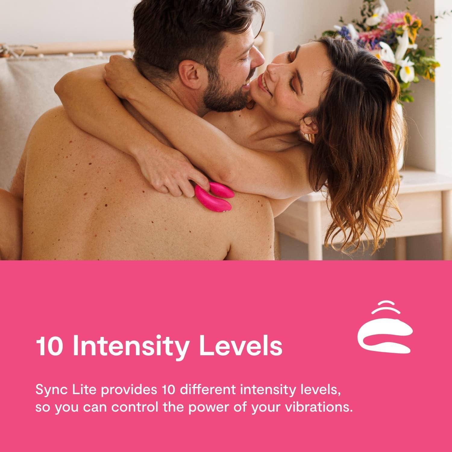 imageWeVibe Sync Lite Couples Vibrator Wearable App Control Vibrating Adult Sex Toy G Spot amp Clitoral Stimulator Dual Stimulation with 10 Speeds Adults Sex Toys for Couples Rechargeable Pink