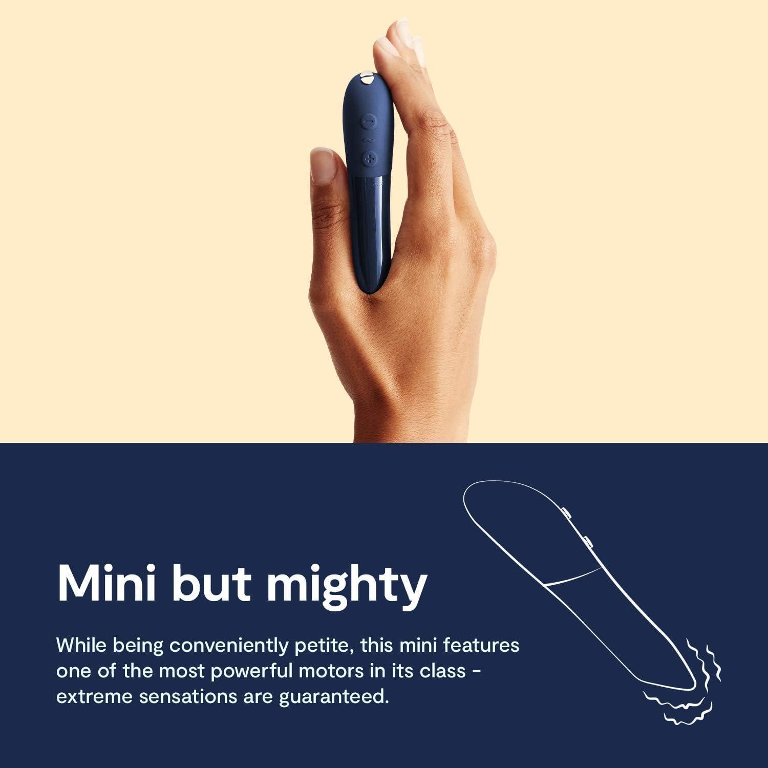 imageWeVibe Tango Bullet Vibrator for Women Vibrating Sex Toy for Her Mini Clitoral Stimulator Massager with 8 Vibration Modes Waterproof Rechargeable Adult Toys for Couples PinkMidnight Blue