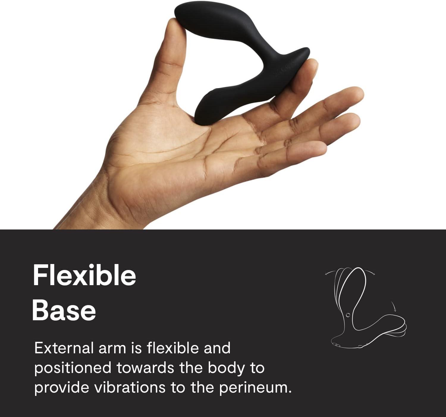 imageWeVibe Vector Vibrating Butt Plug Adult Sex Toy Silicone Perineum amp Prostate Massager Male Sex Toy Long Distance App amp Remote Control Anal Vibrator 10 Modes Anal Plug for Couples BlueBlack