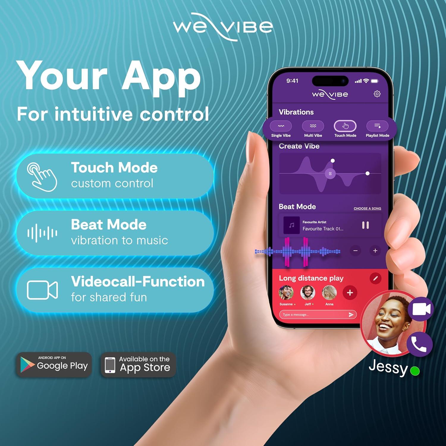 imageWeVibe Verge 2 Vibrating Cock Ring Adult Toy Mens Perineum Vibrators App Control Penis Ring with 10 Vibrations Male Vibrator Silicone Games amp Gifts Wearable Adult Sex Toys for Men amp Couples