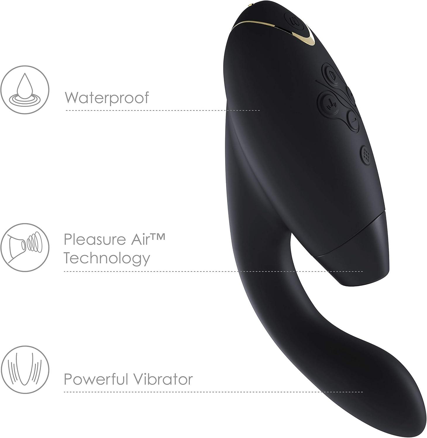imageWomanizer InsideOut Black Dual Stimulation Pleasure Air Clitoris Stimulator Rabbit Vibrator amp WeVibe Tango X Red Powerful Mini Massager Vibrator Couples Sex Toys Bundle