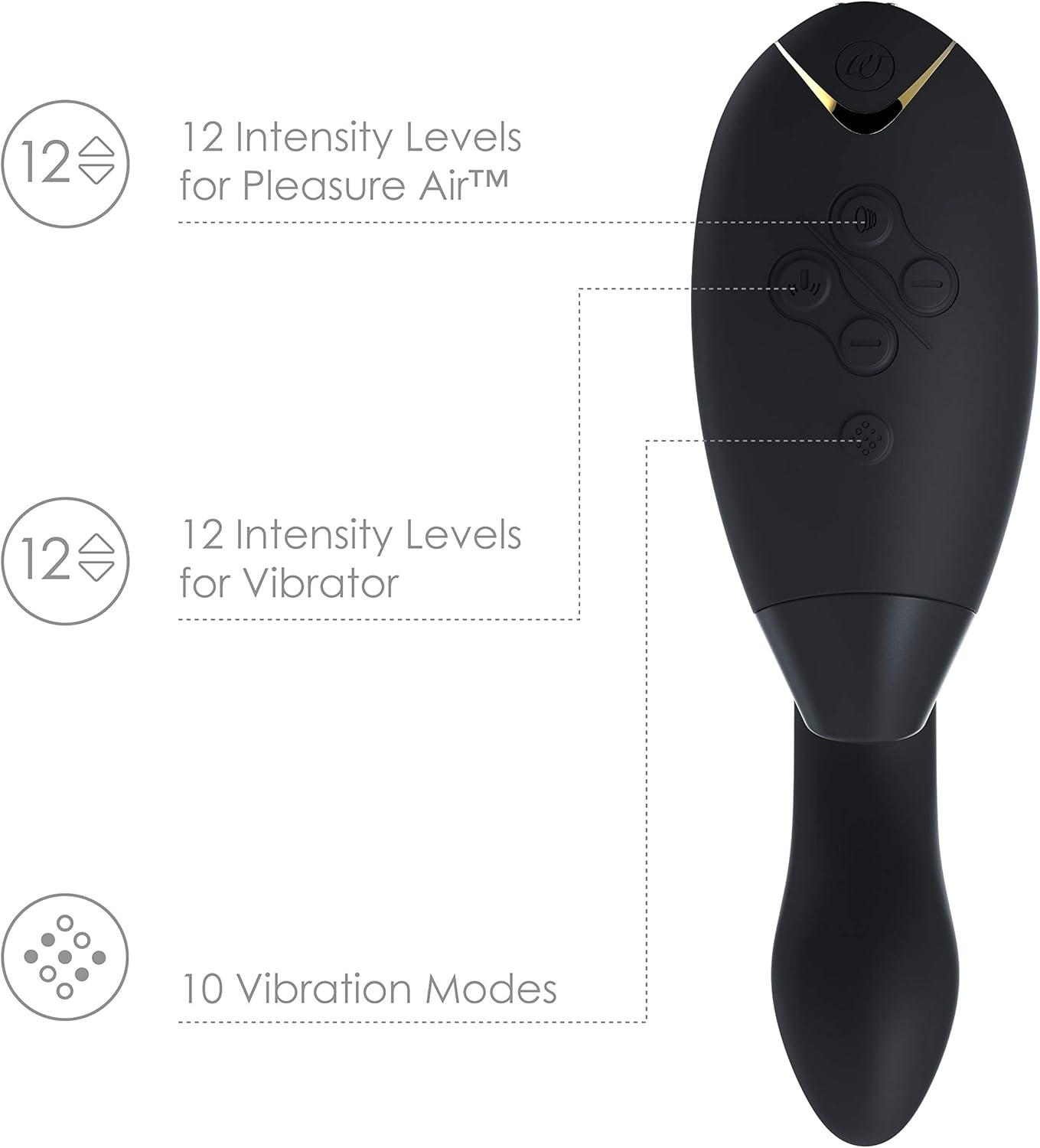 imageWomanizer InsideOut Black Dual Stimulation Pleasure Air Clitoris Stimulator Rabbit Vibrator amp WeVibe Tango X Red Powerful Mini Massager Vibrator Couples Sex Toys Bundle