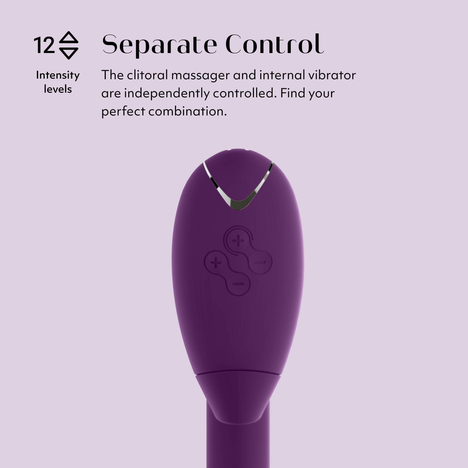 imageWomanizer InsideOut Clitoral Vibrator Adult Sex Toys Clitoris amp G Spot Rabbit Vibrator with 12 Intensity Levels Sexual Pleasure Tools for Women Dildo Adult Toy Clit Sucker Sex Toy PurplePurple