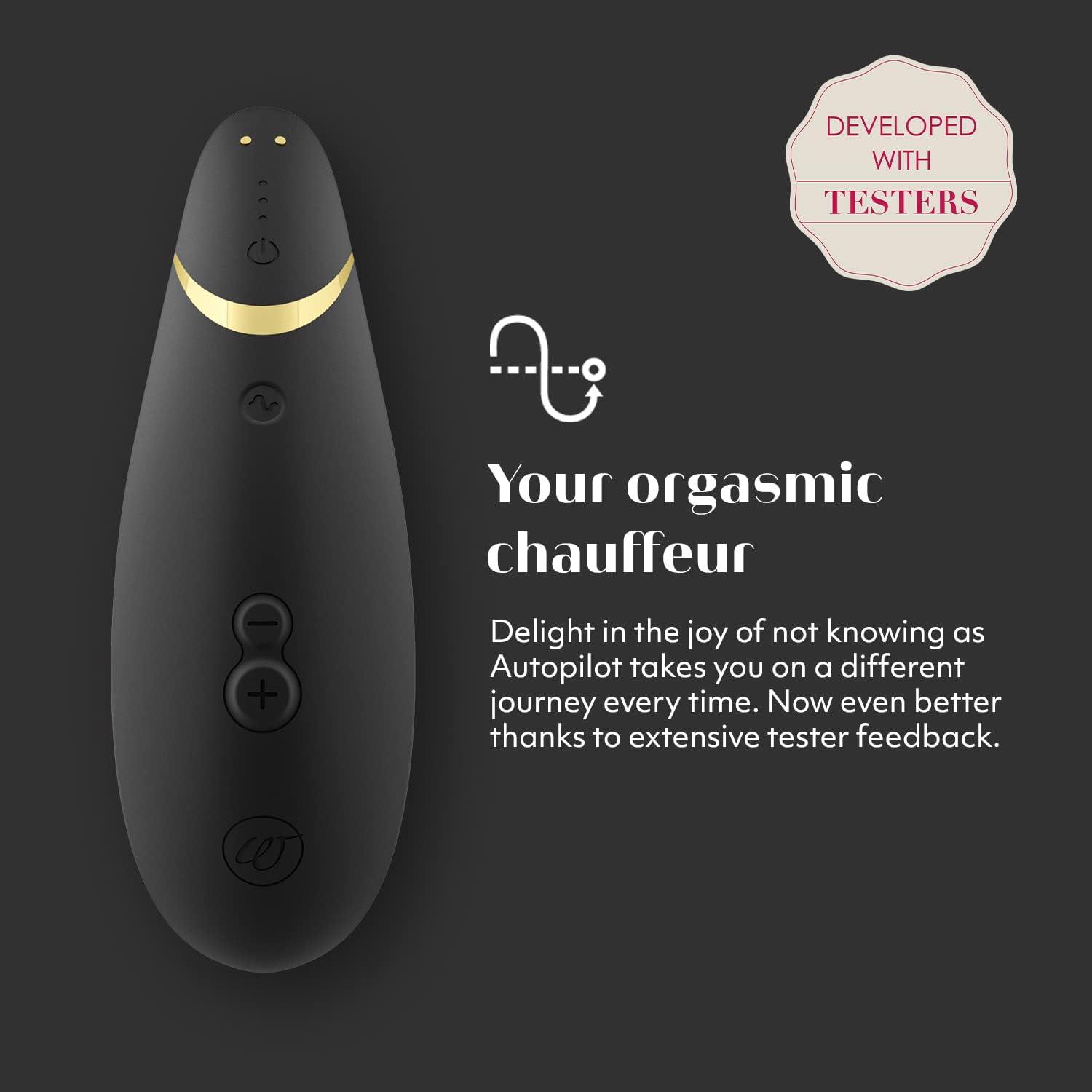 imageWomanizer Premium 2 Black Pleasure Air Clitoris Sucker amp WeVibe Touch X Coral Powerful Mini Massager Vibrator Female Sex Toys Bundle