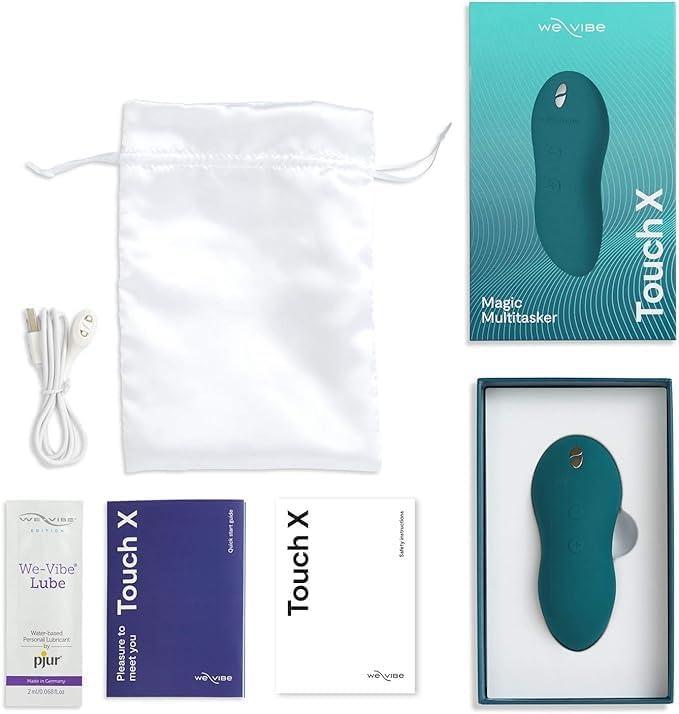 imageWomanizer Premium 2 Red Pleasure Air Clitoris Sucker amp WeVibe Touch X Green Powerful Mini Massager Vibrator Female Sex Toys Bundle