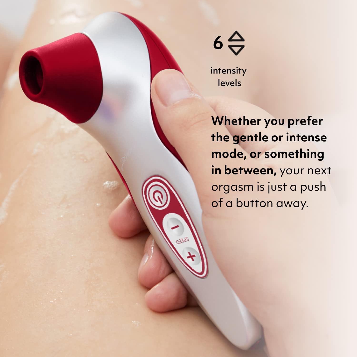 imageWomanizer Pro40 Red Pleasure Air Clitoris Sucker amp WeVibe Tango X Red Massage Bullet Vibrator Female Sex Toys Bundle