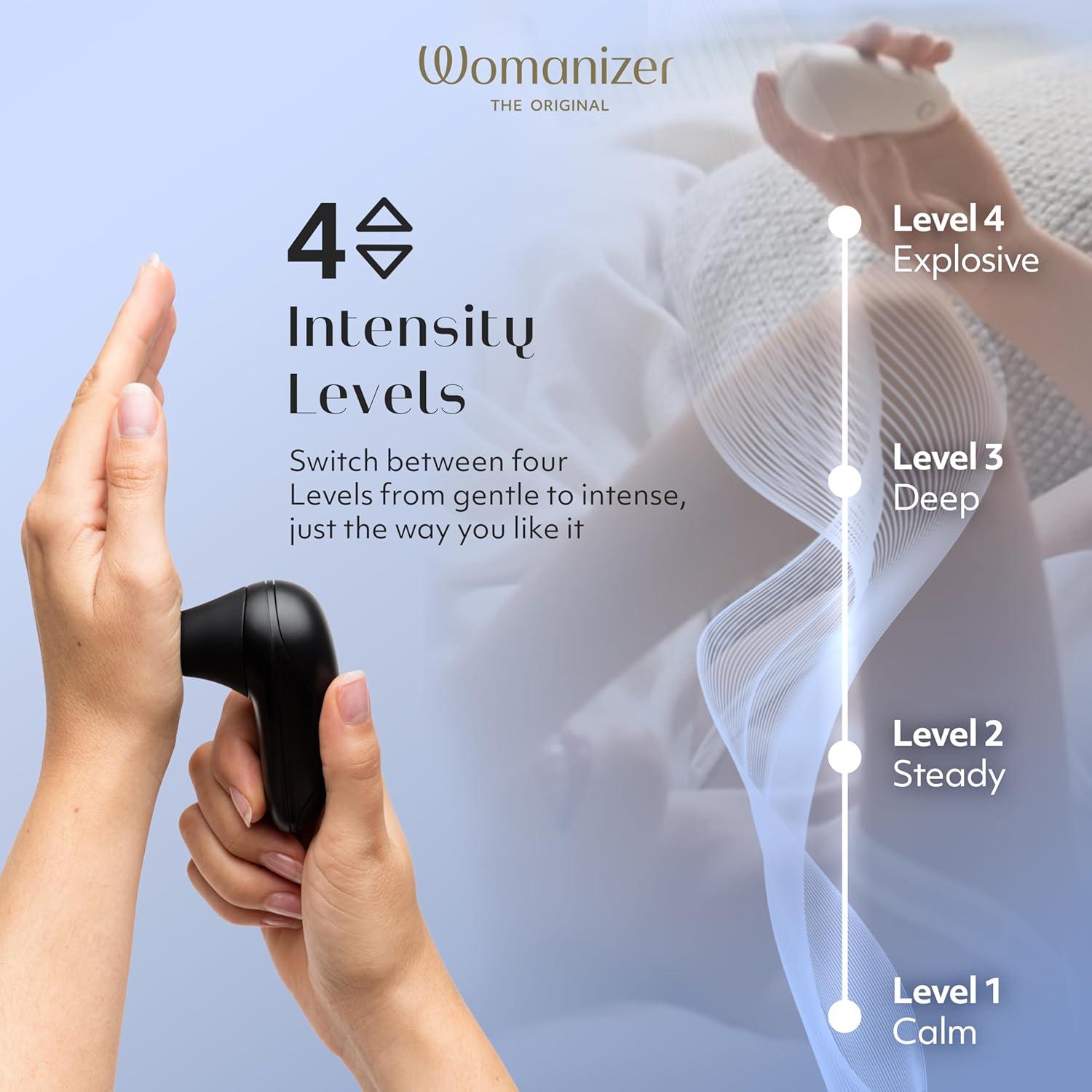 imageWomanizer Starlet Clitoris Vibrator Sex Toy Clit Stimulator with 4 Suction Speeds Vibrating Dildo Adult Toys for Women Clit Sucker Sexual Pleasure Tools for Women Personal Massager WhiteBlack