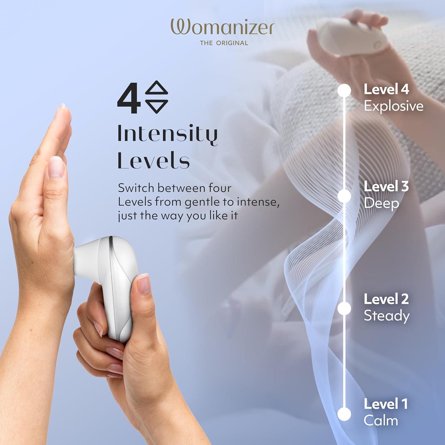 imageWomanizer Starlet Clitoris Vibrator Sex Toy Clit Stimulator with 4 Suction Speeds Vibrating Dildo Adult Toys for Women Clit Sucker Sexual Pleasure Tools for Women Personal Massager WhiteWhite