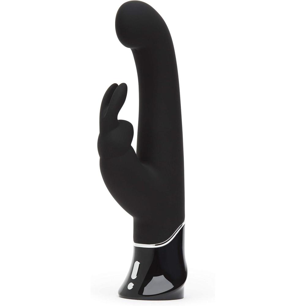 imageFifty Shades of Grey Greedy Girl Rabbit Vibrator  55 Inch Silicone G Spot Vibrator for Women  Vibrating Dildo Dual Stimulation Adult Sex Toy  Waterproof Personal Massager  Gifts for Women  Black