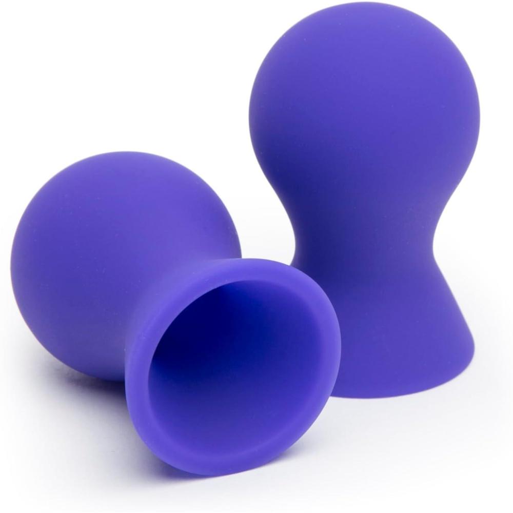 imageLovehoney Color Changing Nipple Suckers Silicone Nipple Sucking Toys BDSM Beginner Sex Toy Gifts for Women Vacuum Cupping Breast Stimulation Suction Cups Couples Adult Sex GamesPurple