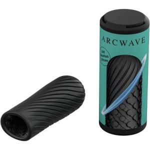 Arcwave Ghost Male Masturbator Adult Toys for Him | Resuable Textured Men’s Stroker | Silicone Penis Sleeve for Men | Adult Male Sex Toys for Couples | Penis Cup for Sex Doll Oral Stimulation | Blue(Black)
