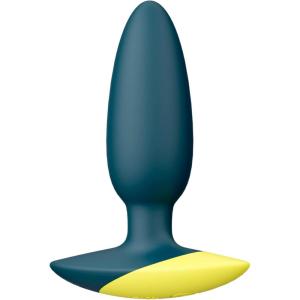 ROMP Bass Vibrator Butt Plug | Vibrating Adult Sex Toys for Women Men & Couples | 4 Inch Silicone Anal Plug | 6 Levels Prostate Massager for Anal Stimulation | Waterproof Anal Dildo | Couples Gift(Dark Green)