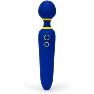 ROMP Flip Wand Vibrator Adult Sex Toys for Women | Sex Toy for Clitoral Stimulation | Personal Massagers Woman & Couples | 6 Vibrating Modes | Quiet & Waterproof | Gifts for Women and Men | Blue(Beat)