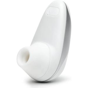 Womanizer Starlet Clitoris Vibrator Sex Toy | Clit Stimulator with 4 Suction Speeds | Vibrating Dildo Adult Toys for Women | Clit Sucker Sexual Pleasure Tools for Women | Personal Massager | White(White)