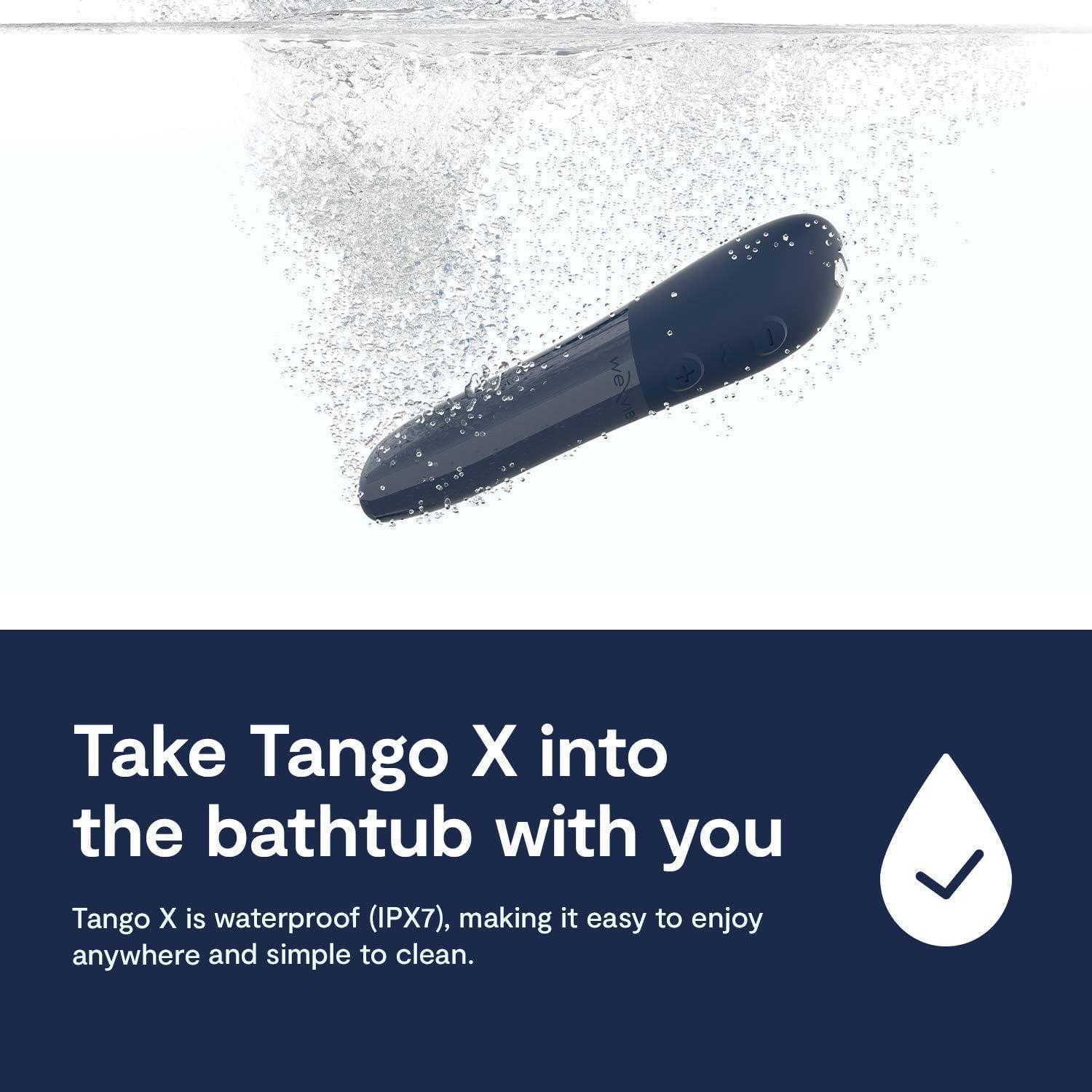 imageWeVibe Tango X Bullet Vibrator Sex Toy Adult Toys for Women amp Couples Vibrating Sex Toy for Her Mini Clitoris Stimulator 8 Intensity Levels Gifts for Women Waterproof RedMidnight Blue
